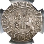 1652 N-7 R-5 Ngc Vf Details Oak Tree Shilling Massachusetts Silver