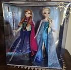 Disney Limited Edition Doll Set Frozen 10th Anniversary Anna And Elsa 17    Le 
