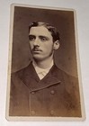 Rare Antique Id d American Inventor   Firefighter New Haven  Ct Cdv Photo  1879