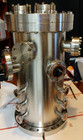 Mdc Uhv  Ss High Vacuum Chamber 17  Long 10  4 5  2 75  1 33  Conflat Ports