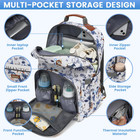 Large Diaper Bag Backpack  Nappy Bags W portable Changing Pad Travel Baby Bag