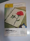 Aunt Lydias Punch Needle Rug Or Wall Hang Kit 669 Rose Shell 24x36 