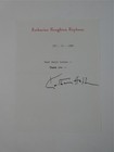 Katharine Hepburn Signed Typed Letter Tls Autographed 6x8 W  Envelope  Jsa Coa