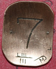 Lucky Number 7-horse Love Token  Good Luck  Crafted By Astoria Artist iii 