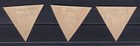 Latvia 1933 Michel 225-227 B Aviation  Mh 