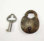 Antique Vintage W Bohannan 70 Brass Padlock Key Small Lock Brooklyn Ny Wilson Wb