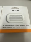  2 nood 5-blade Razor Cartridge Refill        4 Count W  360   Moisture Strip Sealed