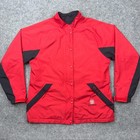 Footjoy Rain Jacket Womens Medium Dryjoys Red Waterproof Vented Golf Windbreaker