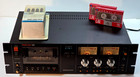 Tascam 112 Pro Cassette Tape Deck Fully Serviced New Belts Idler Tires  working 
