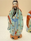 Vintage Three Chinese Gods Statue Figurine Fu  Lu  Shou