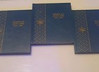 Whitman Morgan Dollars Coin Album Set Of 3 Blue Folders 1878-1921