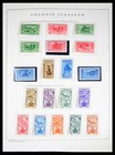 Lot 40425 Stamp Collection Italian Colonies 1893-1943 In Marini Album 