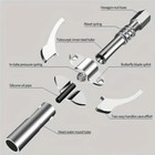 Grease Gun Coupler Double Handle High Pressure Quick Release Lock Oil Nozzles
