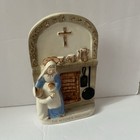 Vtg Kitchen Madonna Wall Plaque Ceramic Catholic Mary Religious Sanmyro Japan