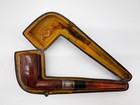 M t Mullenbach And Thewald Estate Pipe - Amber Stem Cased Dublin Shape