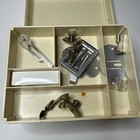 Vintage Singer Sewing Machine Plastic Accesory Box  5 x 2 3 4 