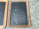 2 Vintage Antique Student Wood Frame School Slate Chalk Boards