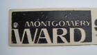 Vintage Montgomery Ward Sea King Outboard Motor Or Boat Emblem Plastic Sign