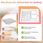 New Stripology Ruler For Quilting Xl-slotted Quilting -17-34 X 22  Oversized