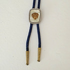 Vintage Disneyland Castle Silver Metal Bolo Tie - Rare Collectible