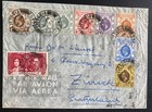 1938 Victoria Hong Kong Airmail Cover To Zurich Switzerland