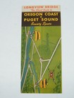 Longview Bridge Short Route To Oregon Coast Puget Sound Pamphlet