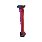 Antique 7  Wooden Industrial Textile Thread Spool bobbin Red Thread