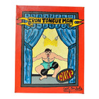 Vintage Carnival Sideshow Banner Style Folk Art Oil Painting - Signed Don Leslie