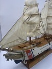 Us Coast Guard Barque Eagle Wood Model With Semper Paratus Uscg Music 14    Long