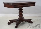74060  Antique American Empire Mahogany Game Table