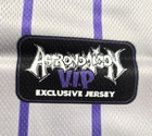 Astronomicon Vip Exclusive Short Sleeve Button Up Baseball Jersey Size Large Mne