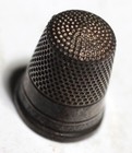Antique Sterling Silver Thimble Victorian Decor Band Collectible Sewing Tool