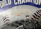 Vin Scully Signed 1960 World Champions Souvenir Program Dodgers Jsa Hof 