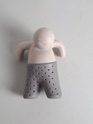 Genuine Fred Mr  Tea Reusable Silicone Tea Infuser Gray Fun For Tea Lovers