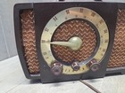 Vintage 1940s Zenith Walnut Bakelite Am fm Tube Radio H724z2  only Am Worked 