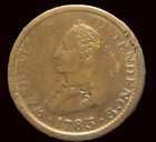 1783 Washington   Independence Copper Cent Very Good