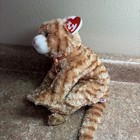 Ty Classic Plush 2004 Apricot Orange Tabby Striped Cat With Original Tag 