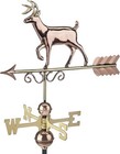 Vintage 1977p Proud Buck Weathervane - Exquisite Pure Copper Design