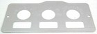 Gg A c Heater Control Plate Hvac For Peterbilt 3 Switch 3 Knob Stainless  68322