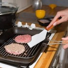 Metal Spatula Beveled Edges  Stainless Steel Spatula With Wood Handle   