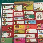 35 Unused Vintage Christmas Gift Tags Lot Retro Holiday Package  Nostalgia