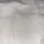 Pottery Barn White Textured Pillow Sham Euro Size 100  Organic Cotton 28    New