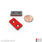1 X 1 2 X 1 8 Inch Neodymium Rare Earth Countersunk Block Magnets N42  10 Pack 