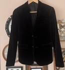 Crewcuts Ludlow Boys Blazer Velvet  Sz 14 Black J Crew Teen