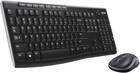 Logitech Mk270 Full Size Wireless Keyboard And Mouse Combo - Black