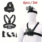 Accessories Kit Mount For Gopro Hero 11 10 9 8 7 6 Session Sjcam xiaomi Yi Eken
