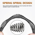 Plumbing Snake Drain Auger 25ft Flexible Sink Snake Pipe Snake Drain Clog Tools