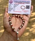 Lab Certified 925 Silver 5   8 Mukhi Rudraksha Rudraksh Bracelet Adjustable