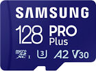 Samsung Pro Plus   Adapter 128gb Microsdxc Memory Card  Up-to 180mb s  Uhs-l    