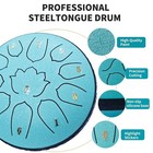 Steel Tongue Drum D-key Panda  Drum 11 Notes 6 Inch Percussion Instrument